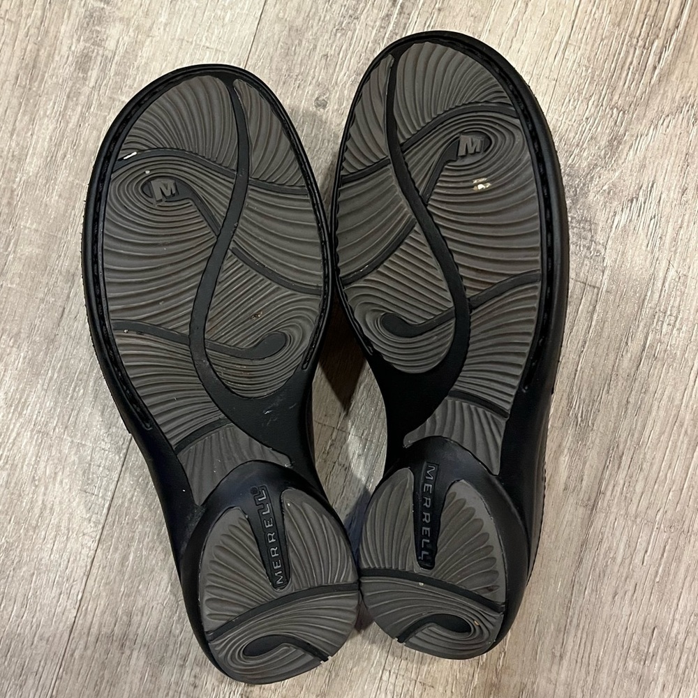 Merrell women’s black mules 6 like new - Picture 11 of 15